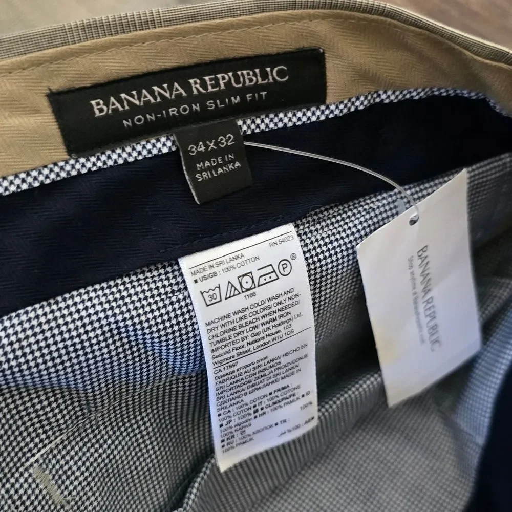 Banana Republic Light Beige Chinos with Subtle Texture